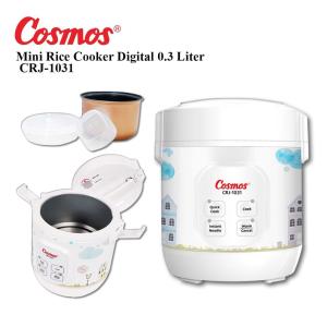 Cosmos CRJ1031 Magic Com 0.3 4in1 Nonstick Mini Travel Rice Cooker CRJ-1031