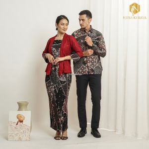 Nusa Kebaya Setelan Kebaya Kutubaru Couple Kemeja Batik Kebaya Kutubaru Couple Baju Kemeja Couple