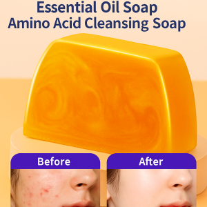 Amino Acid Gold Perfume Handmade Soap Deep Cleansing Soap Natural Essential Oil Bath Soap