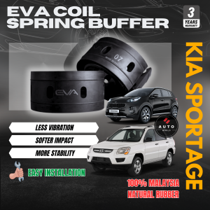 EVA Coil Spring Buffer KIA SPORTAGE Cushion Buffer Spring Rubber Stopper Spring (Front & Rear SET) 100% Getah asli