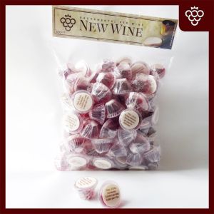 Paket Anggur Perjamuan Kudus + Hosti Ayat - isi 100