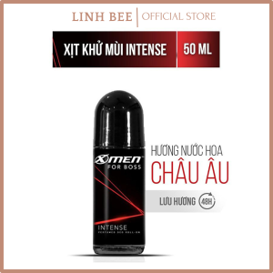 Lăn nách nam XMEN [HCM] For Boss Intense 48H 50ml Lăng khử mùi Chai lăn nách nam Lăng khử mùi
