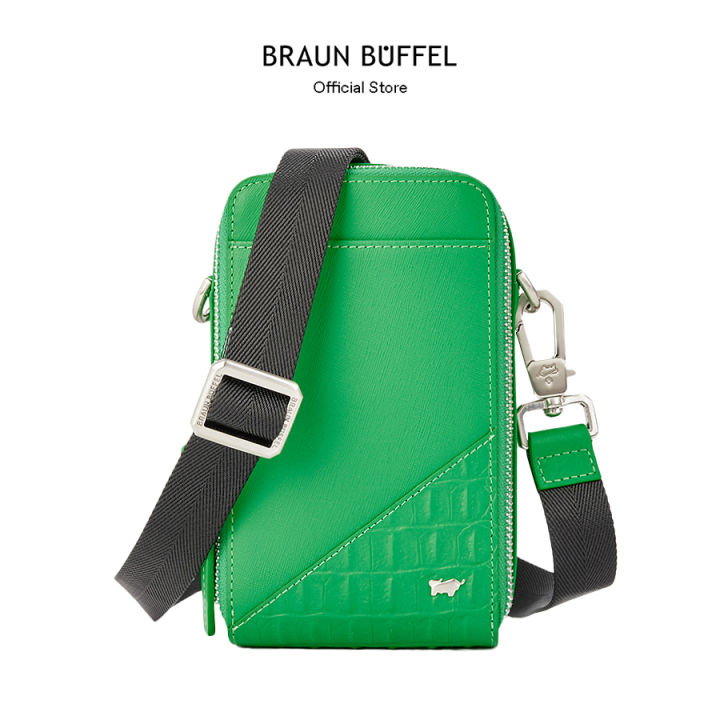 Braun Buffel Taureau Sling Pouch In Farm Green Lazada