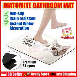 Diatomite soft mat |Absorbent Fast Dry | Bathroom Mat |Diatomite | floor mat diatomite soft |bathroom mat anti slip |diatomite bathroom| bathroom mat diatomite | diatomite mat for bathroom |  Washroom Toilet Shower Floor Mat | Absorbent Fast Dry Anti-Slip