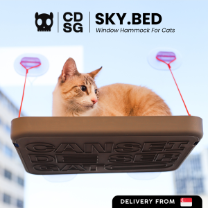 Zee.Dog x CDSG | SKY.BED l Window Hammock for Cats