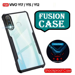 FUSION CASE VIVO Y11 / Y12 / Y15 / Y17 / Y12S / Y20 / Y20S / Y36 4G / S1 PRO Casing Softcase TPU Premium Shockroop Acrylic Silikone