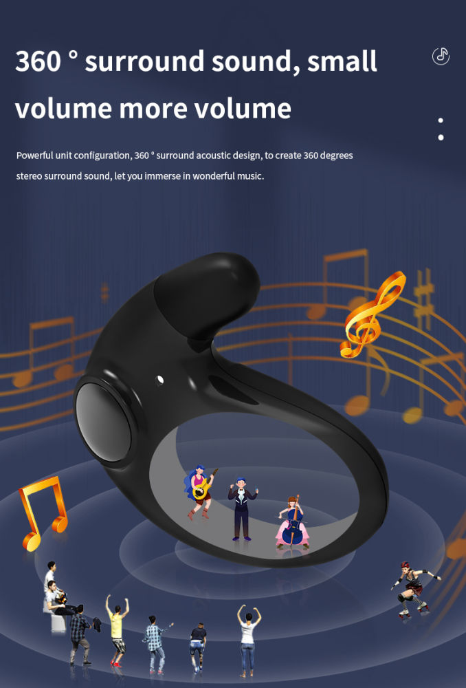 Bluetooth-Kopfhörer, kabellose In-Ear-Kopfhörer, ultradünne Mini-Ohrhörer zum Schlafen, HiFi-Klang, Geräuschunterdrückung_voghion.com