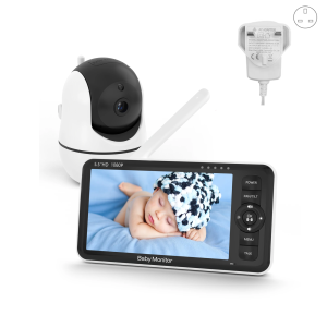 Babystar 5.5" Baby monitorPan-Tilt-Zoom1000ft Range No WiFi night vision temperature lullaby two-way audio VOX mode