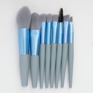 Kuas Makeup Set 8PCS Kuas Rias Face Contour Eyeshadow Lipbrush Lengkap Makeup Tools
