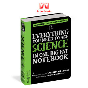 Sách Everything you need to ace Science Big Fat Notebooks sổ tay khoa học Á Châu Books Bìa Cứng In Màu ( lớp 4 - lớp 9 )
