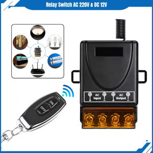 Relay Switch DC 12V-80V 1CH Wireless Saklar Remote Control Saklar ON OFF Jarak Jauh