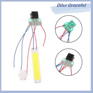 Ditur Double LED Light Board With Control Switch DC 3.7-5V Flashlight Night Lighting Desk Lamp DIY Accessory