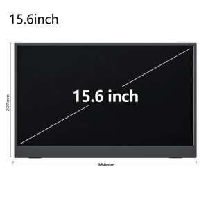 Rantoper จอภาพแบบพกพาขนาด 18.5 นิ้ว / จอภาพแบบพกพาขนาด 15.6 นิ้ว / IPS 1920 * 1080P / จอภาพขยายสํานักงานเกมพร้อม HDR Touch สําหรับ Switch XBOX PS4 PS5 โทรศัพท์/แล็ปท็อป