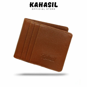 KAHASIL Dompet Lipat Pria Pendek Bahan Kulit PU Leather KHDP05