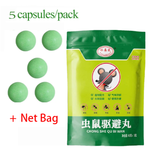 20PCS Rat Repellent Moth Balls Upgrade Recipe Rat Killer Rat Dont Die in House Poison Rat Repellent For Home Safe And Non-Toxic