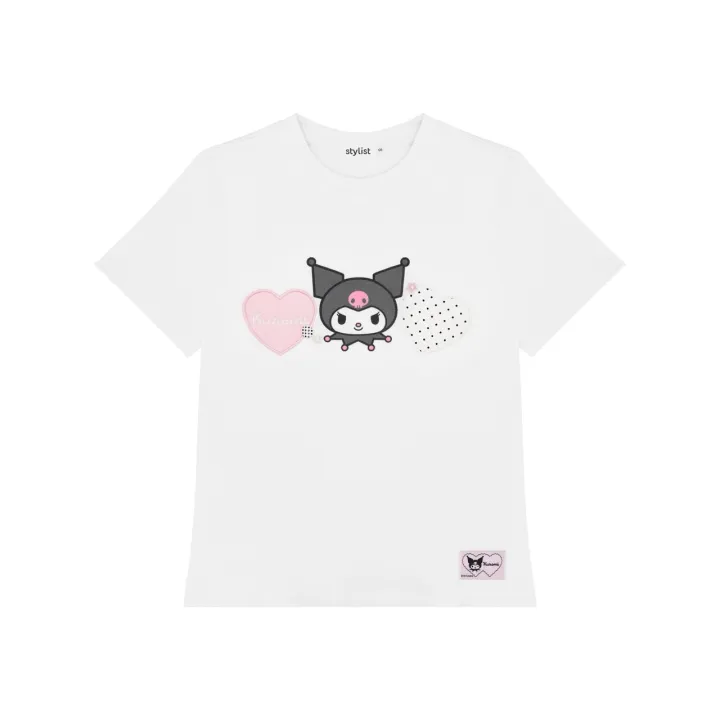 STYLIST%20%7C%20Kuromi%20-%20Regular%20Tee%20TripleHeartWhite%20%E0%B9%80%E0%B8%AA%E0%B8%B7%E0%B9%89%E0%B8%AD%E0%B8%A2%E0%B8%B7%E0%B8%94%E0%B8%9E%E0%B8%AD%E0%B8%94%E0%B8%B5%E0%B8%95%E0%B8%B1%E0%B8%A7%20%E0%B8%84%E0%B8%B8%E0%B9%82%E0%B8%A3%E0%B8%A1%E0%B8%B4%20-%20Image%206
