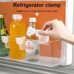1pcs Refrigerator Storage Partition Board Plastic Divider Storage Splint Fridge Kitchen DIY Bottle Can Shelf Organizer