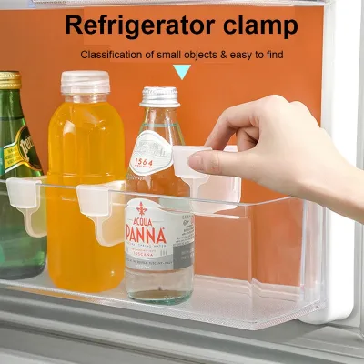 1pcs Refrigerator Storage Partition Board Plastic Divider Storage Splint Fridge Kitchen DIY Bottle Can Shelf Organizer