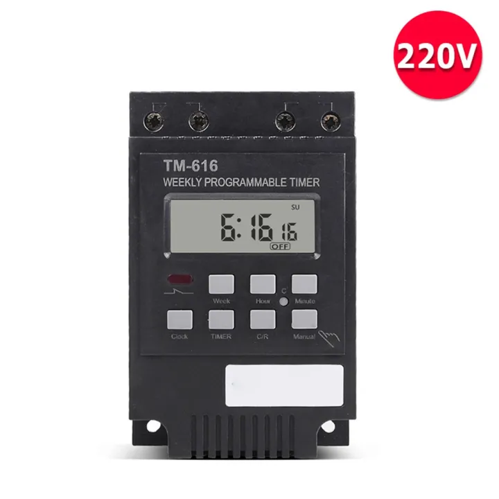 [DHGO] Digital Programmable Timer Relay 30AMP 220V Weekly for DIN Rail ...