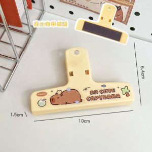 Kapiba handle tent clip cute capybara stationery clip creative office document receipt book clip fixed clip