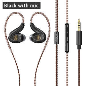 BLON-Z200 10mm karbon diafragma struktur rongga dwi-bunyi HIFI dalam telinga Monitor fon kepala berwayar Earbuds Headset blon Z200 bl03