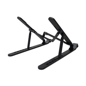 Smarto X12 and X17 Portable Foldable Aluminum Alloy + Silicone Laptop Stand Tablet Holder Non Slip Heat Dissipation Adjustable Stand Bracket can bear up to 20kl. Stable Laptop Riser Stand for HP Dell Laptop Macbook iPad Smartphone Tablet and Book -VMI