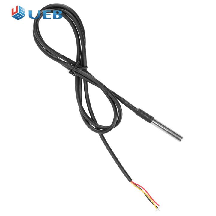 DS18B20 mô-đun Cáp cảm biến nhiệt độ kỹ thuật số thép không gỉ cảm biến nhiệt độ đầu dò nhiệt không thấm nước 3.0V-5.5V
