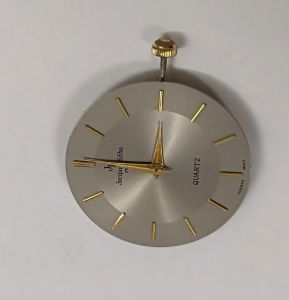 Máy đồng hồ Quartz Đức 2 kim – Size 25mm – 5 Jewels chính hãng