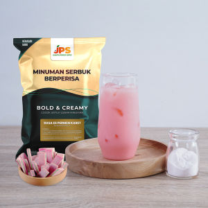 Bubuk Minuman Es Permen Karet Plain Tanpa Gula 1 kg - Serbuk Permen Karet Instan - JPS