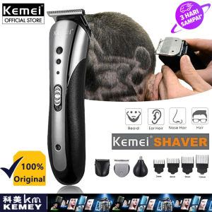Kemei KM-1407 Professional Electric Razor Hair Clipper Rechargeable Electric Nose & Hair & Beard Trimmer Shaver for men Free Shipping