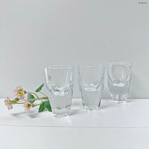 ( ly rượu 5027) set 6 ly uống rượu thủy tinh 20ml đế cạnh siêu sang đẳng cấp