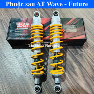 Phuộc sau AT-Racing gắn xe Wave Dream Future Cub 67 không bình dầu ( Vàng )