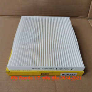 Lọc gió điều hòa AC0222-9 dành cho Kia Rondo 1.7 máy dầu 2014 2015 2016 2017 2018 2019 2020 2021 97133-2H001