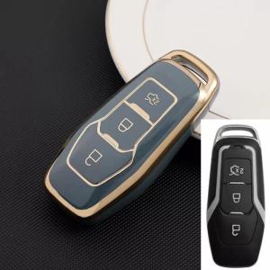 Ford Car Key Cover Chrome Reflection TPU Key Fob Case Remote Case Casing Protector Explorer Mondeo Fusion Mustang Edge