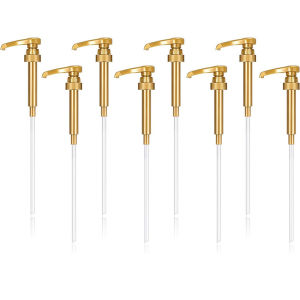 Fantic 1PC Syrup Pumps Dispenser Replacement Sauce Pressure Nozzle Bottle Pump Containers for Coffee Kitchen Seasoning Liquid