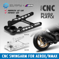 ARM Premium Swing Arm CNC 2-Color Aluminum Design For Nmax Aerox v1&v2 ARUMI MOTO PARTS. 