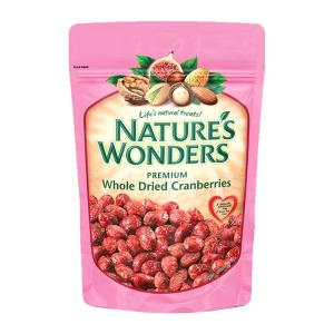 NATURES WONDERS Whole Dried Cranberries