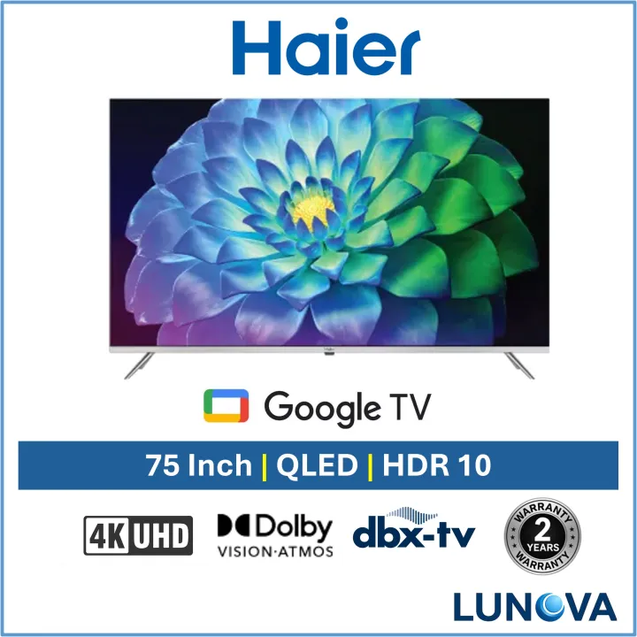 Haier H75P750UX 75" / H50P750UX 50" 4K UHD Google HQLED Smart TV