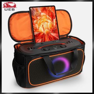 Stylish Travel Storage Bag for JBL PartyBox On The Go 2 Portable Speaker Durable and Lightweight with Multiple Pockets