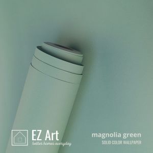 EZ Art Wallpaper Self Adhesive Color Green Garden Collection Design PVC Waterproof Wall Sticker