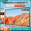 EXPOSE ทีวี 32 นิ้ว ราคาถูกๆ Smart TV 4K สมาร์ททีวี Android TV โทรทัศน์ แอนดรอยด์ทีวี รับประกัน 1 ปี Wifi/Youtube/Nexflix. 