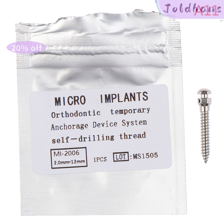 Vis Orthodontiques Auto-perforantes - Lot De 15 Micro-implants Dentaires Avec Manche/driver