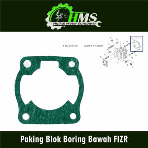 Paking Blok Boring Bawah FIZR - Packing Peking Gasket Cylinder Silinder Block Seher Seker Buring