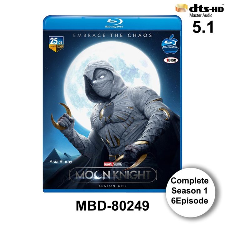 Moon Knight Complete Season One ( 1 Disc 6episode) Tv Series BLURAY ...