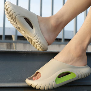 Comwarm Summer Platform Mens Slippers EVA Sole Fashion House Sandals Bathroom Slippers Outdoor Beach Sandals Cozy Mens Sandals