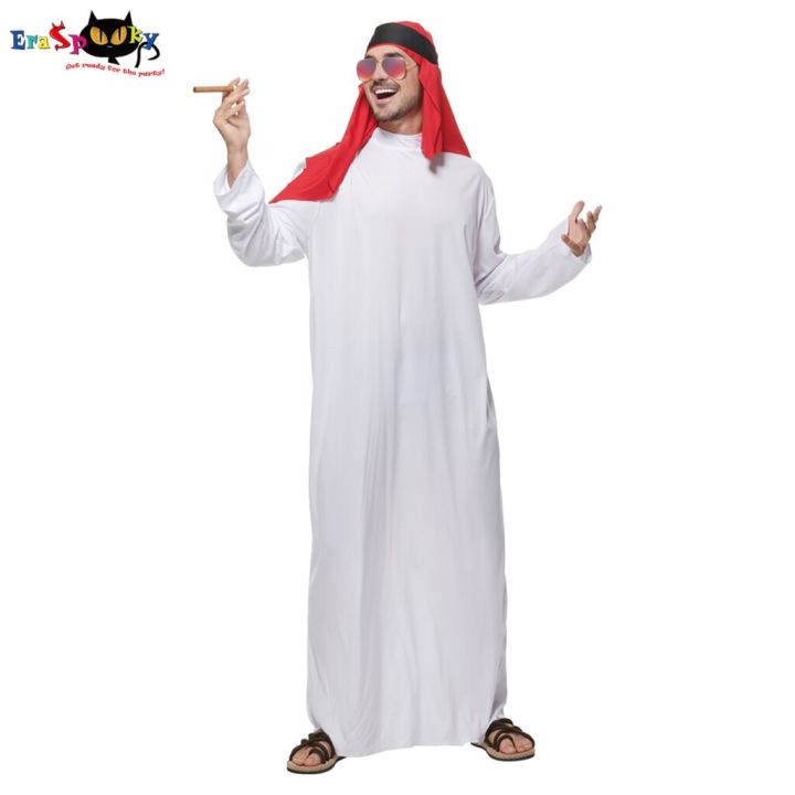 Men's Arab Costume Arabian Sheik Halloween Cosplay Robe Lazada — free download