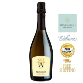 Amanti Prosecco DOC Spumante Extra Dry Italy Sparkling Wine