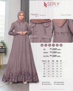 GAMIS SEPLY NOURA 07 DRESS TERBARUU DAILY KASUAL KEKINIAN KONDANGAN KULIAH ARISAN TERMURAHHH