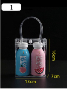 Mika Transparant Tas Tenteng / Tas Mika PVC Polos / Goodiebag Hampers / Tas Kantong