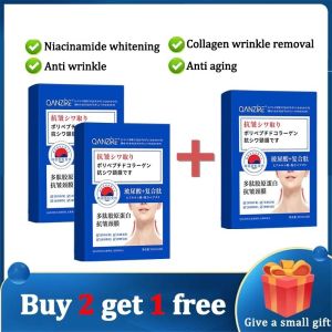 Neck mask anti wrinkle neck mask anti aging firming 10pcs collagen neck line remover niacinamide whitening moisturizing skin Collagen Peptide Anti-Wrinkle Neck Mask